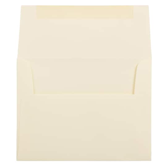 JAM Paper A2 Ivory Wove Strathmore Invitation Envelopes